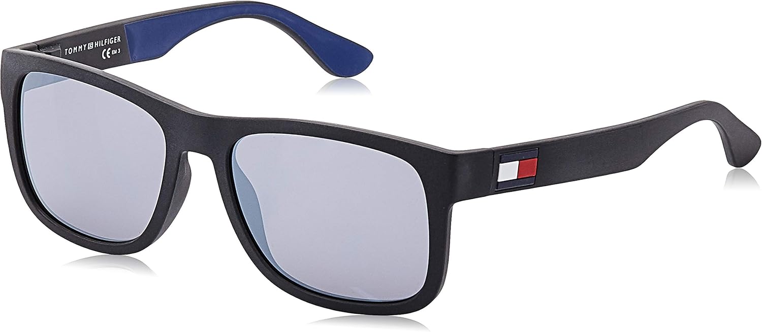 tommy hilfiger 汤米·希尔费格 男士 th 1556/s 太阳镜 黑色/蓝色,eu